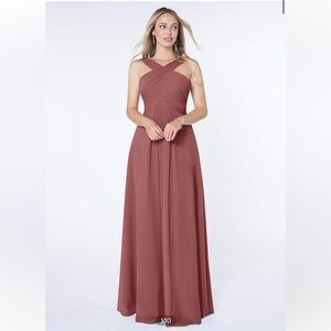Azazie Kaleigh Bridesmaid dress in Amethyst